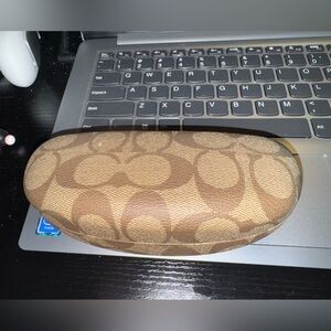 NWOT Coach clamshell sunglass case